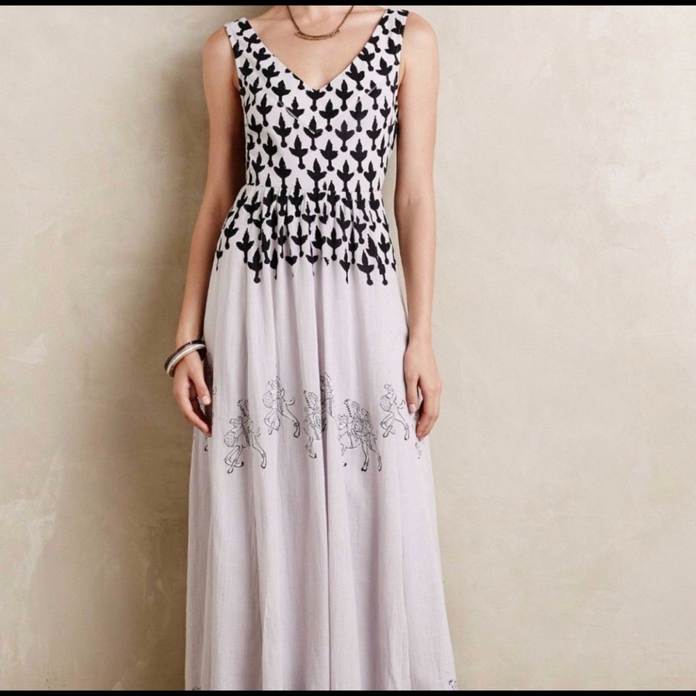 Anthropologie Floreat Sojourner Maxi Dress Size 2